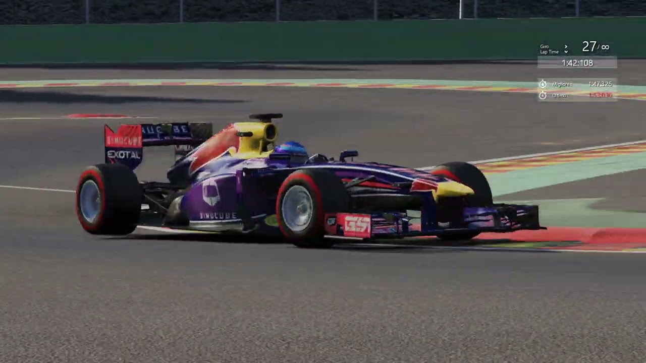 RSS Formula 2013 V8 and Spa: shakedown! - Assetto Corsa Hotlap + setup