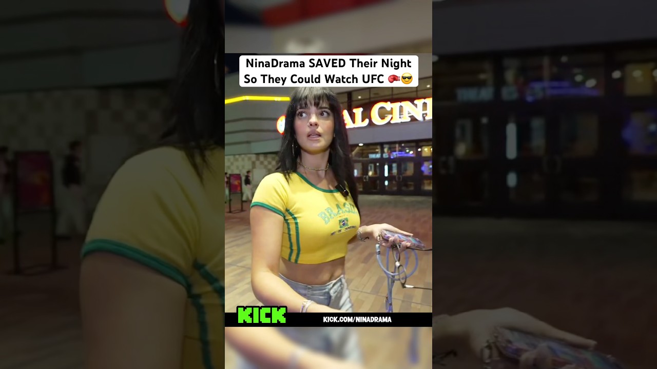 NinaDrama спасла им вечер, чтобы они смогли посмотреть UFC 🥺😂
