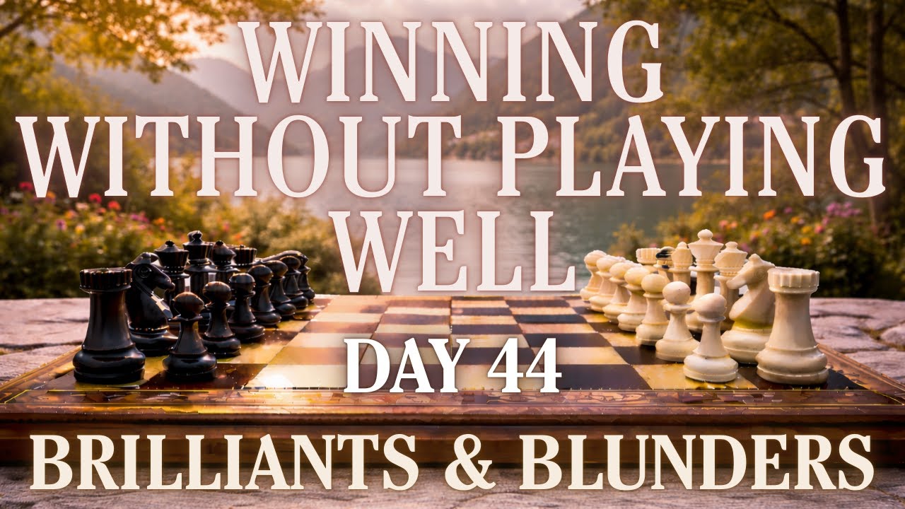 Blitz chess when you win without playing well Brilliants and Blunde