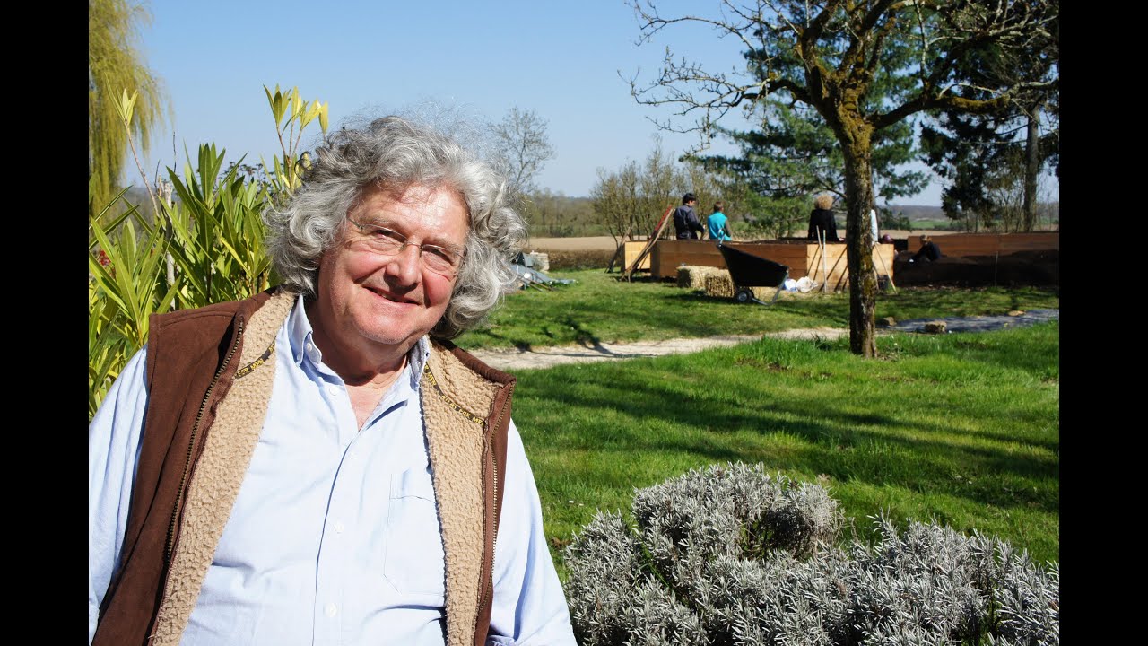 Marc Grollimund, un paysan adepte du jardin mandala.