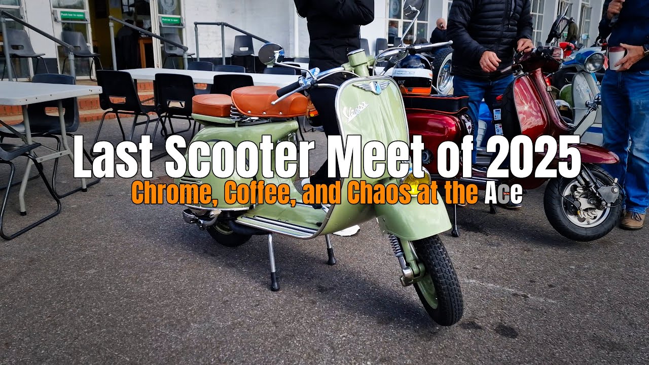 Last Scooter Meet of 2025 : Chrome, Coffee, and Chaos at the Ace
