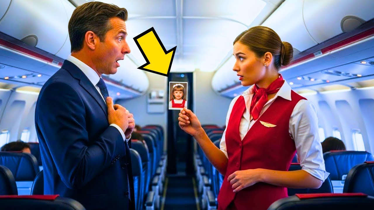THE BOSS FROZE AS HE SAW HIS MISSING DAUGHTER’S CHILDHOOD PHOTO WITH A FLIGHT ATTENDANT ON A FLIGHT