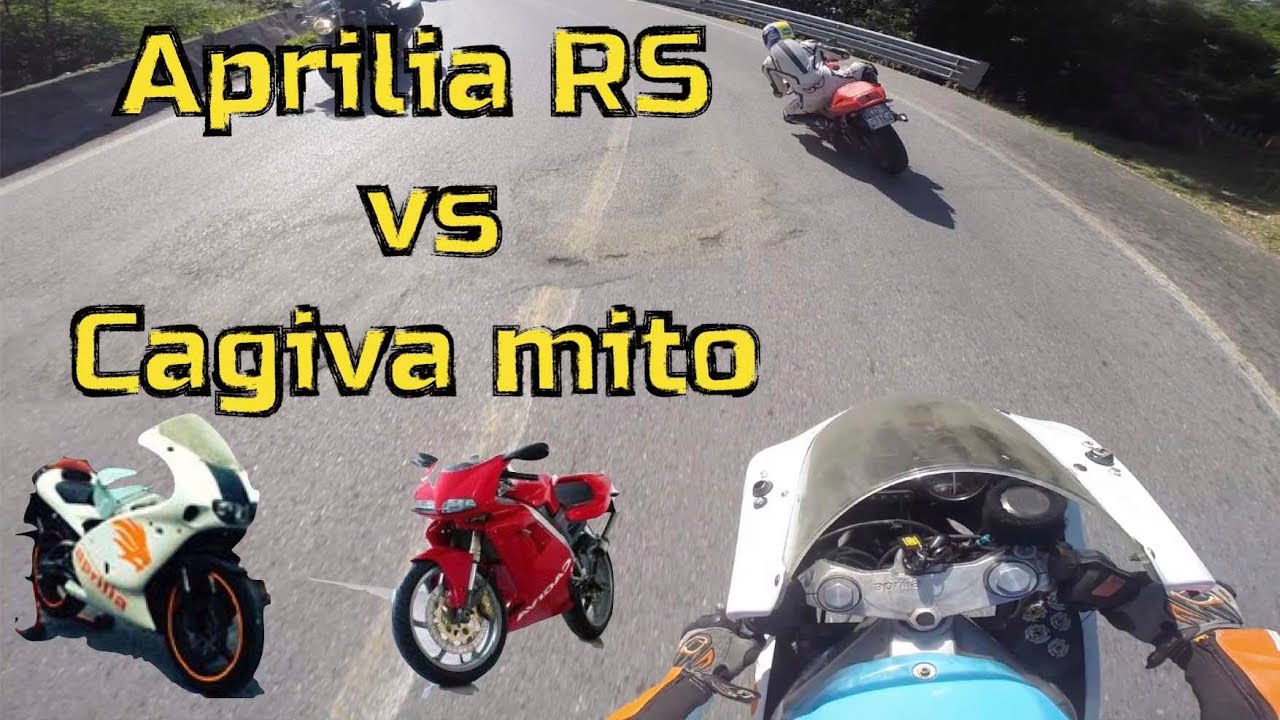 Aprilia RS 125 VS Cagiva Mito - Salita del col di Nava