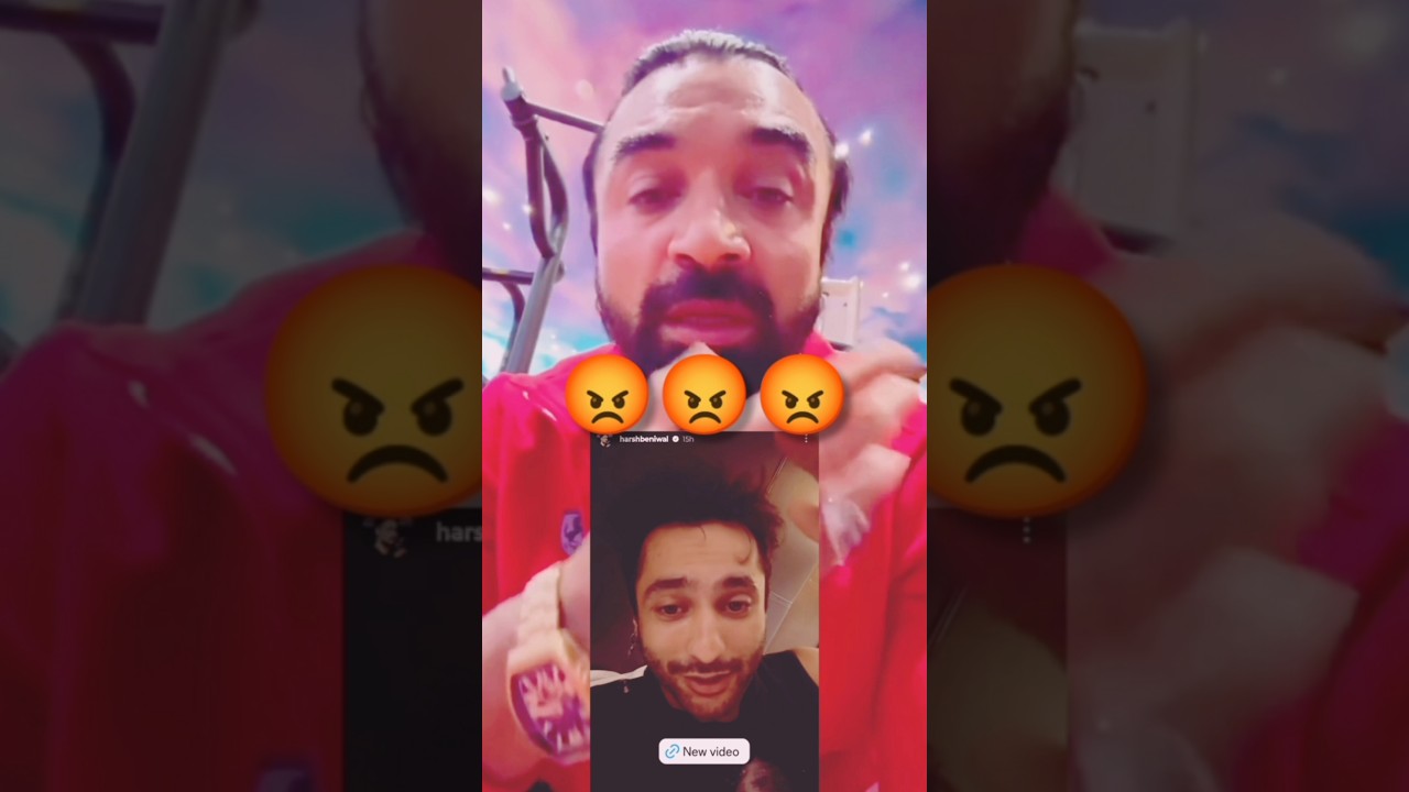 Ajaz Khan Very Angry Reply to Harsh Beniwal 😡| #shorts