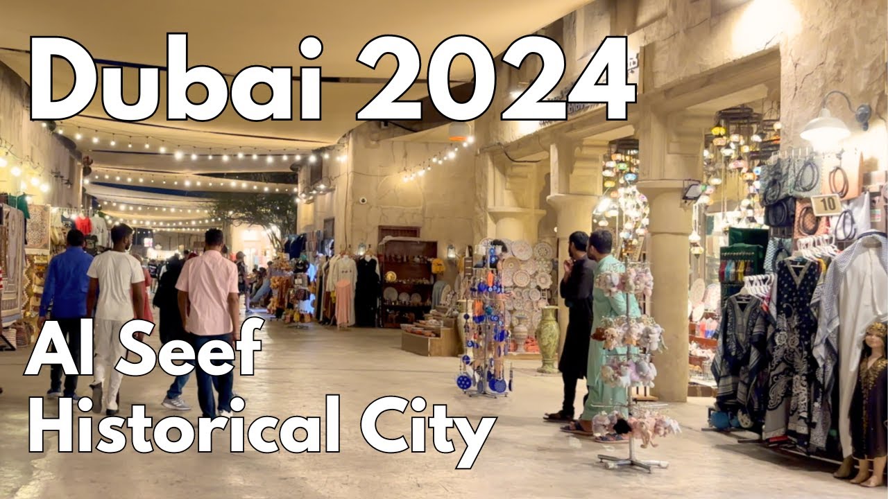 Dubai Historical Place Full Tour | Al Seef | Old Dubai | Walking Tour ( 4K )