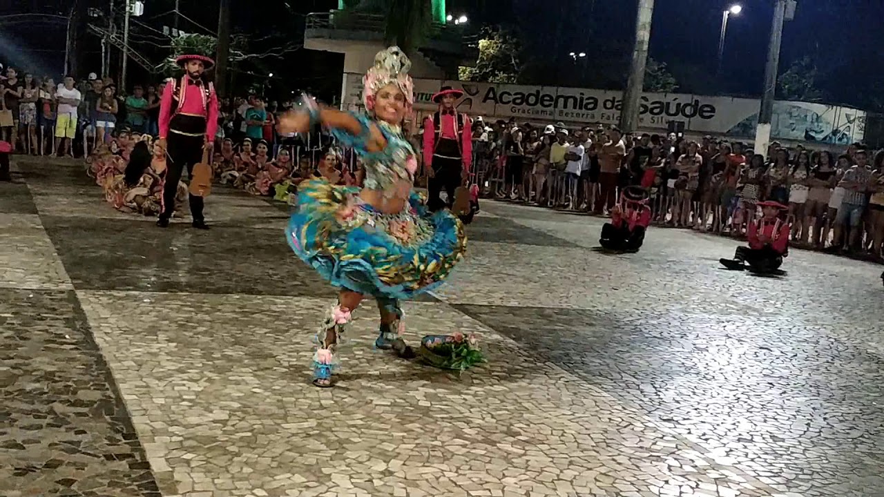 Miss Caipira Gabrielle Viana  Encanto Junino Na Praça Matriz De Marituba