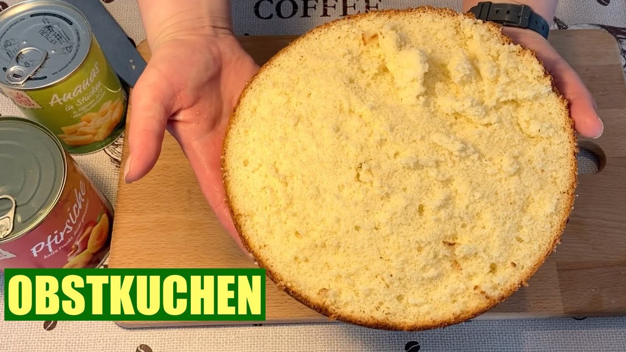 Schnellste und Einfachste Obstkuchen / Geleekuchen - Fruchtgelee (2021)