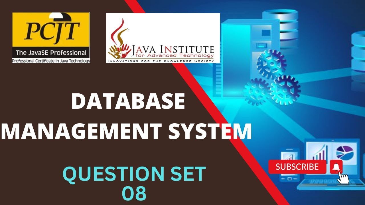 Question Set 08 | Database Management System | Java Institute