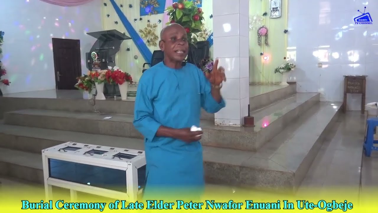 Burial Ceremony of Late Mr. Peter Nwafor Enuani in Ute Ogbeje. 5(IETV)