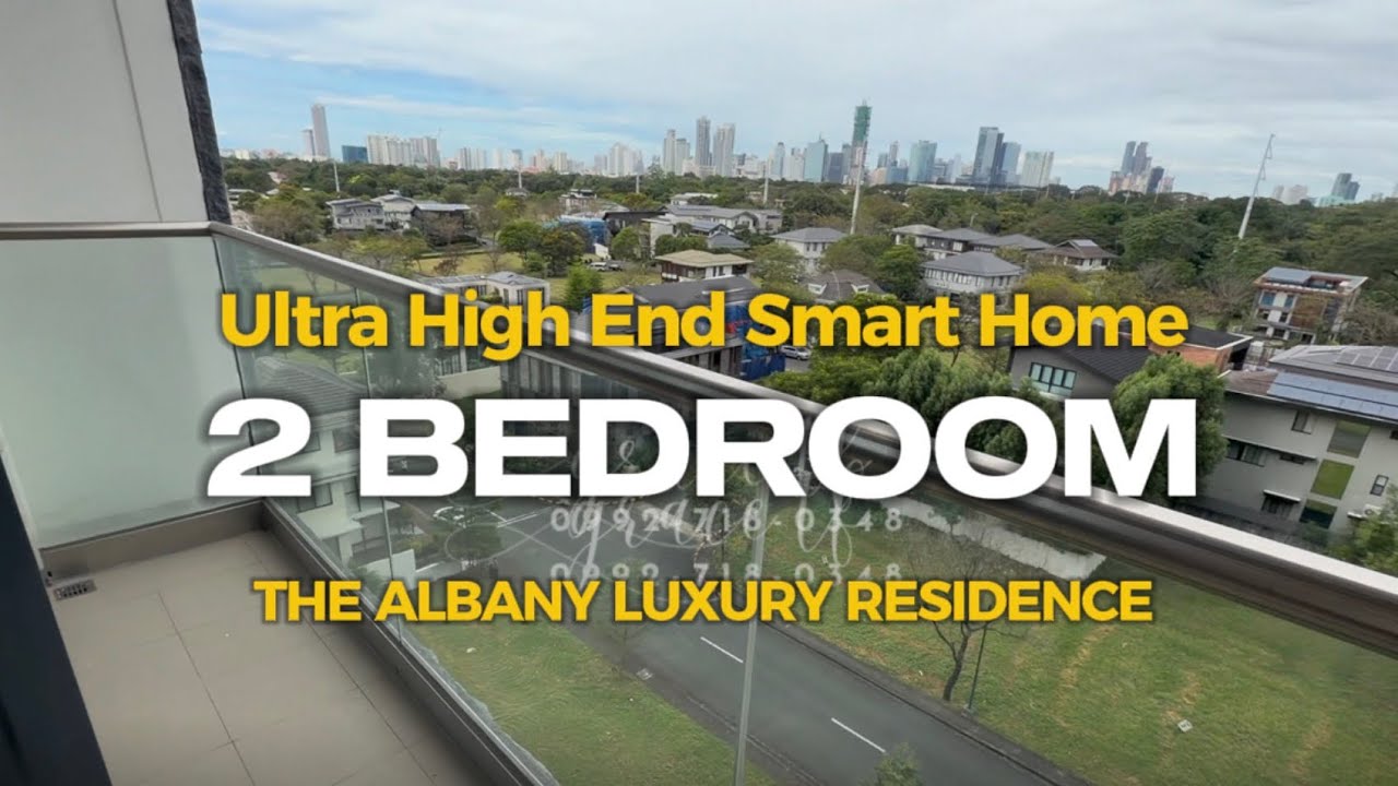 High End Smart Home 2 Bedroom with balcony ( 121 Sqm ) THE ALBANY LUXURY RESIDENCE  