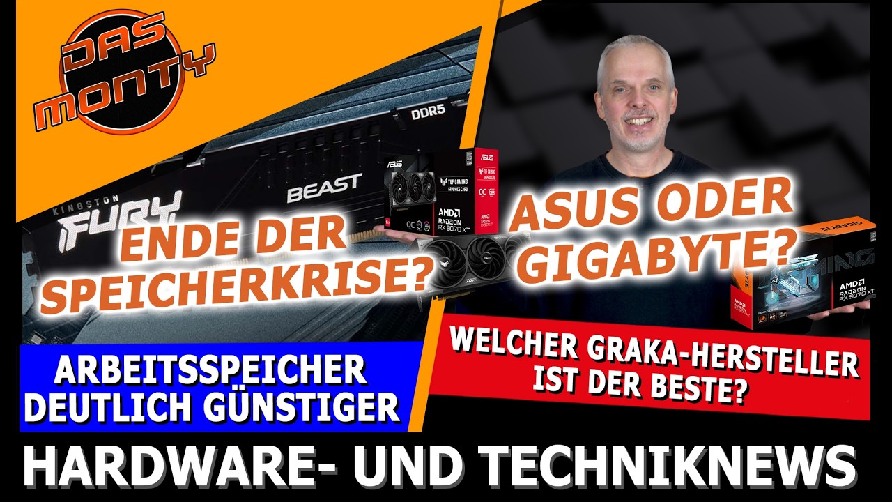 Der beste Grafikkartenhersteller Asus oder Gigabyte? | Ram günstiger - Ende der Krise? | Xbox Beben