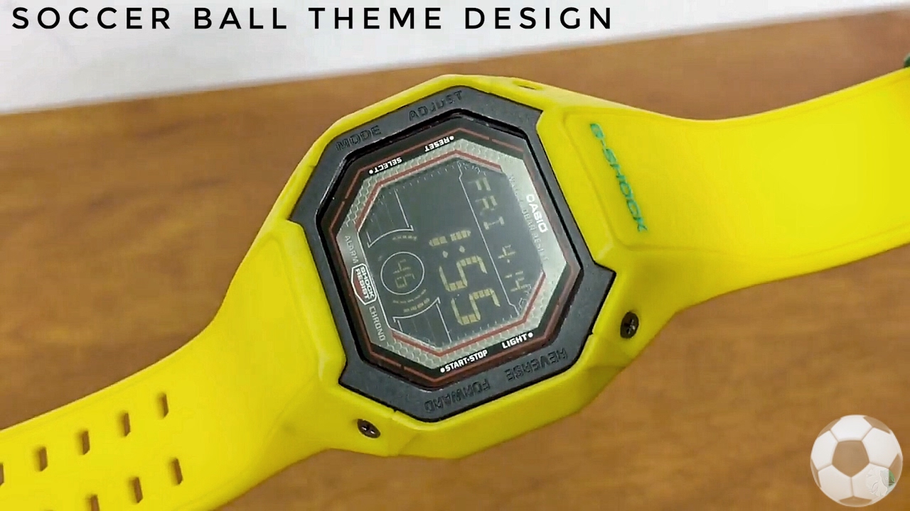 G-SHOCK G-056RE RASTA COLOR series YELLOW version | For soccer fans