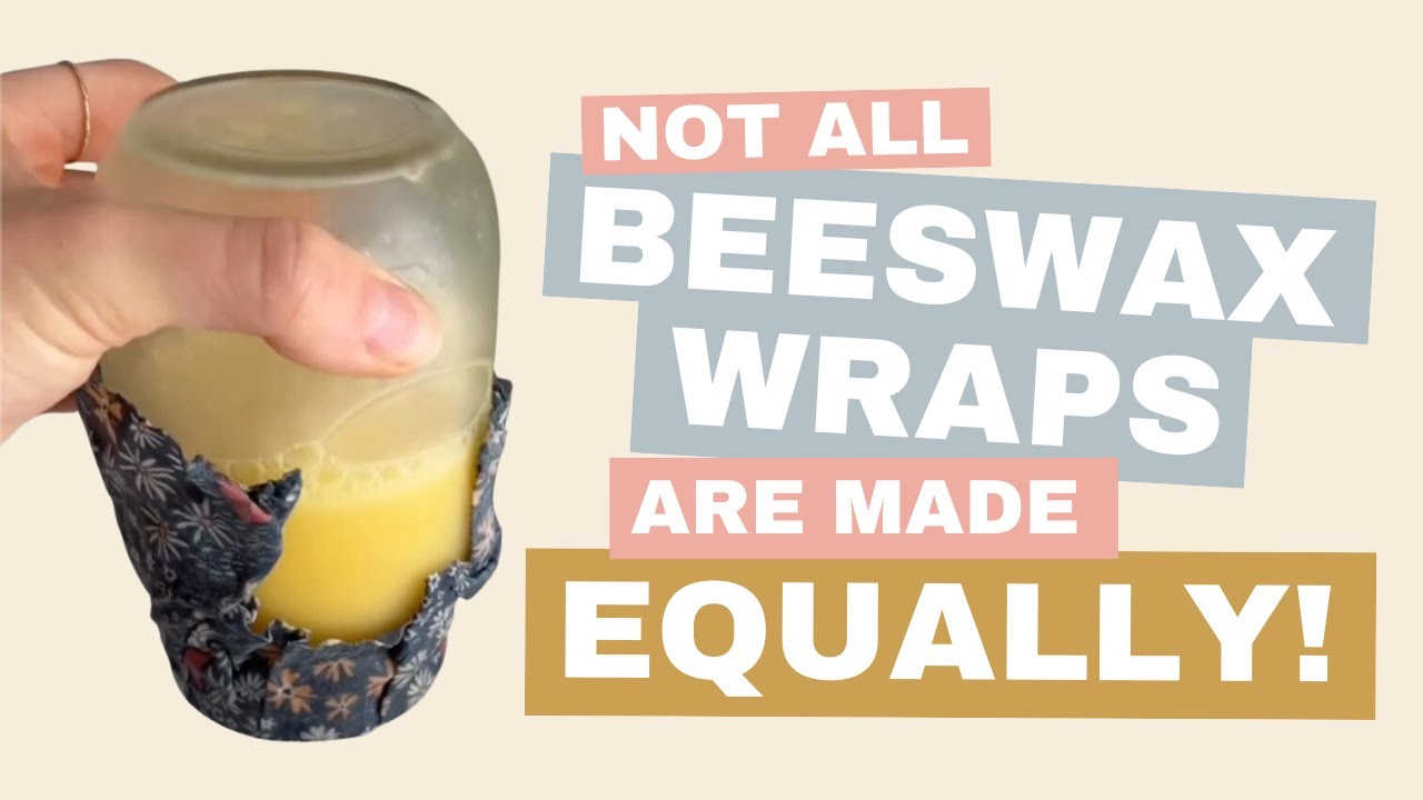 Not all beeswax wraps are made equally 🐝 #beeswaxwraps