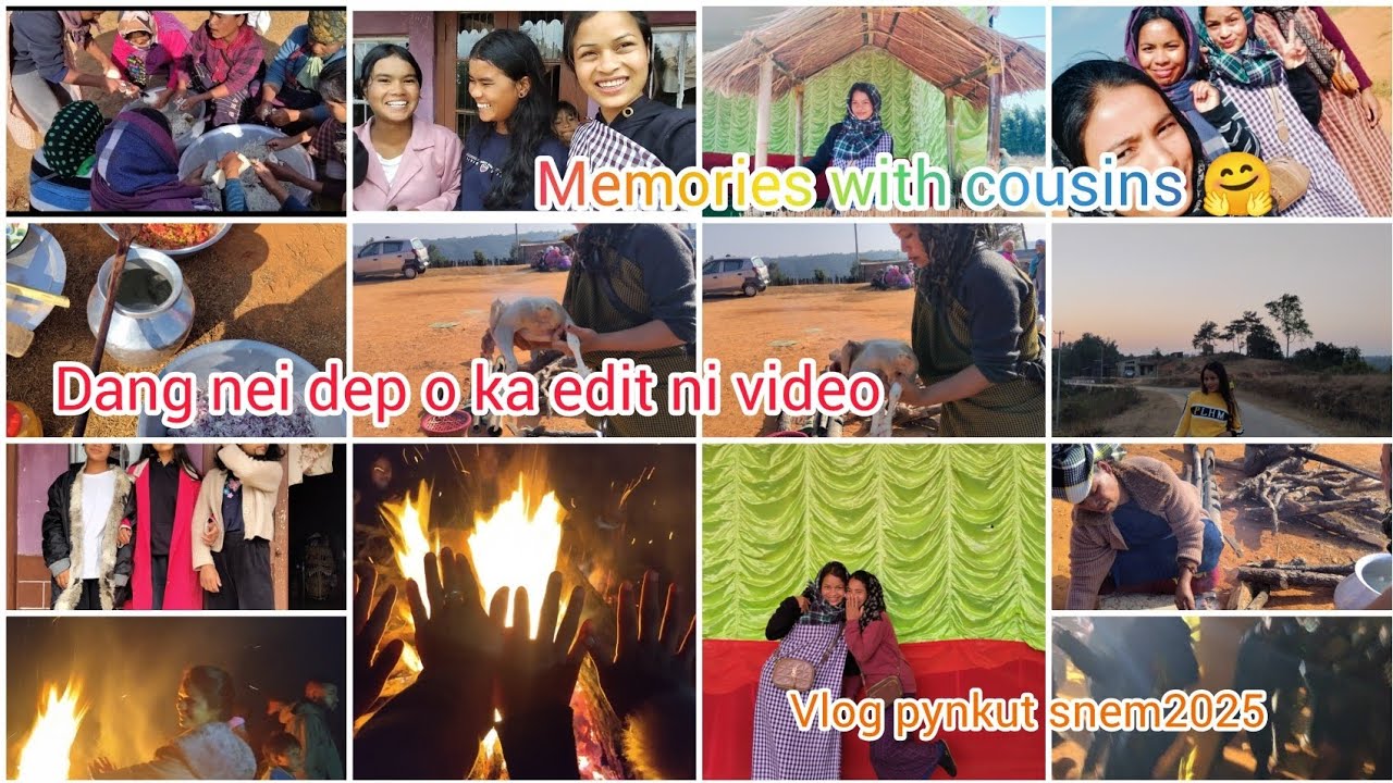 Sah jing kynmoo u snem 2025🥰||mini vlog||