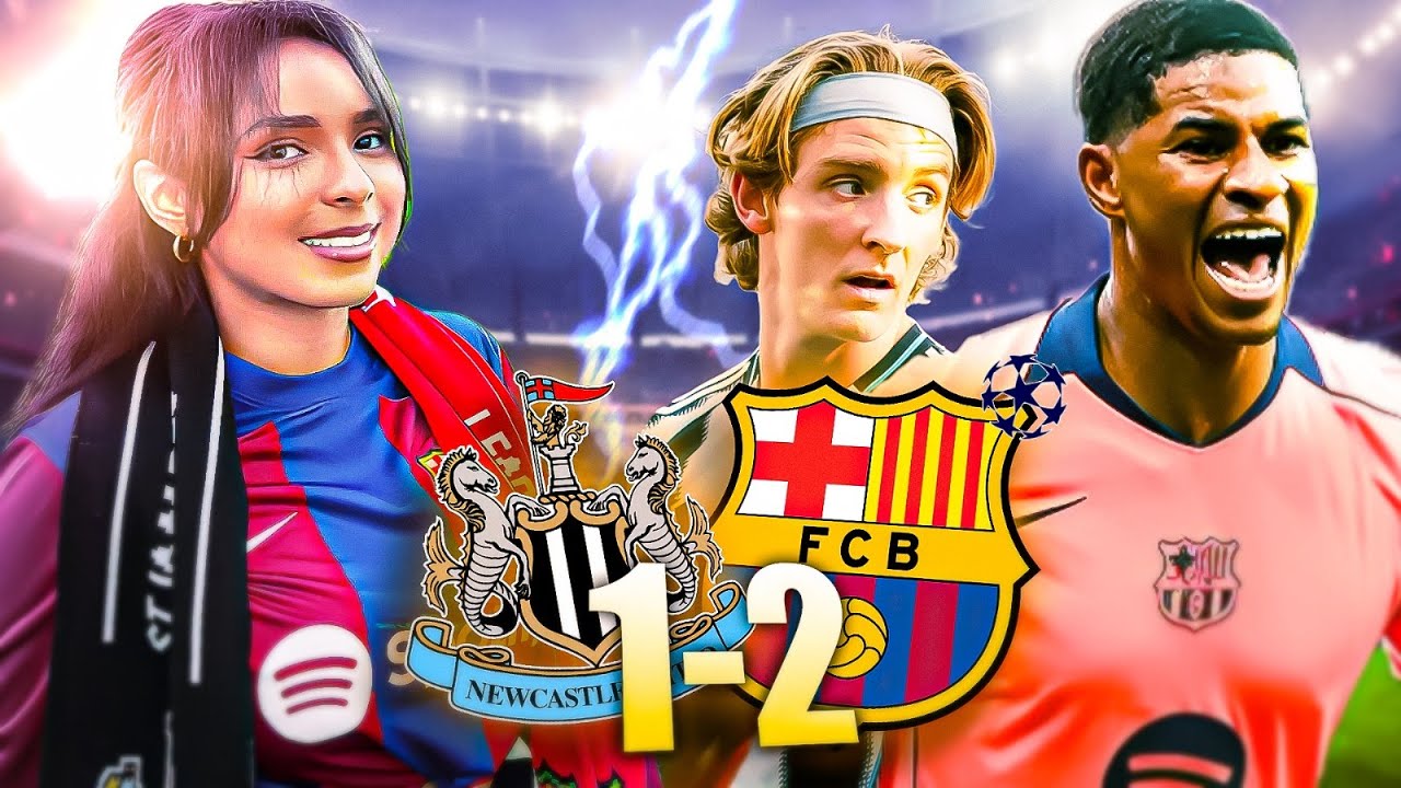 MON 1ER MATCH DE LA SAISON À NEWCASTLE ! (NEWCASTLE 1-2 FC BARCELONA) | S2E01