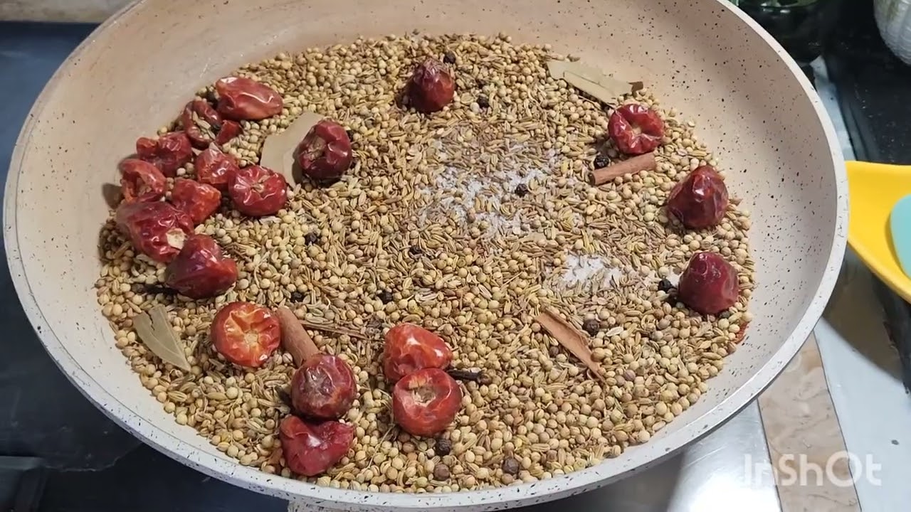 🏠 Home made chaat msala#spices 