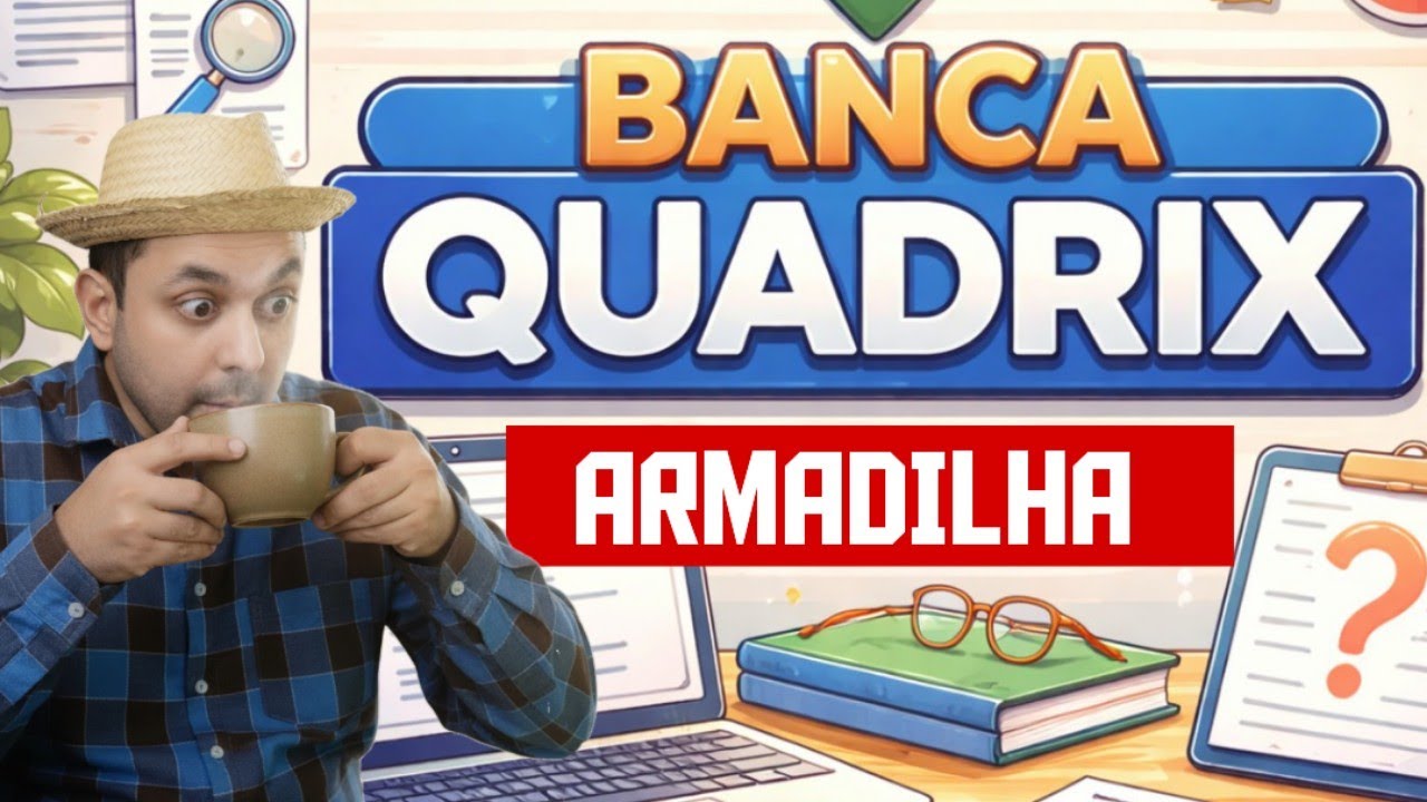 📺 POR QUE O EDITAL DA QUADRIX ENGANA CANDIDATOS?