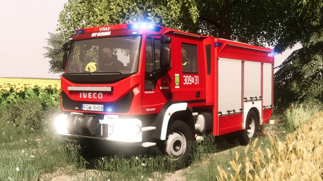 [FS19] DOWNLOAD Iveco Eurocargo GBA /Moto-Truck - OSP Kłodawa