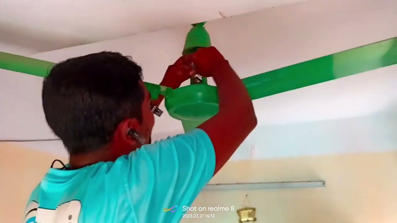 সিলিং ফ্যান কিভাবে ফিটিং করে দেখে নিন | 