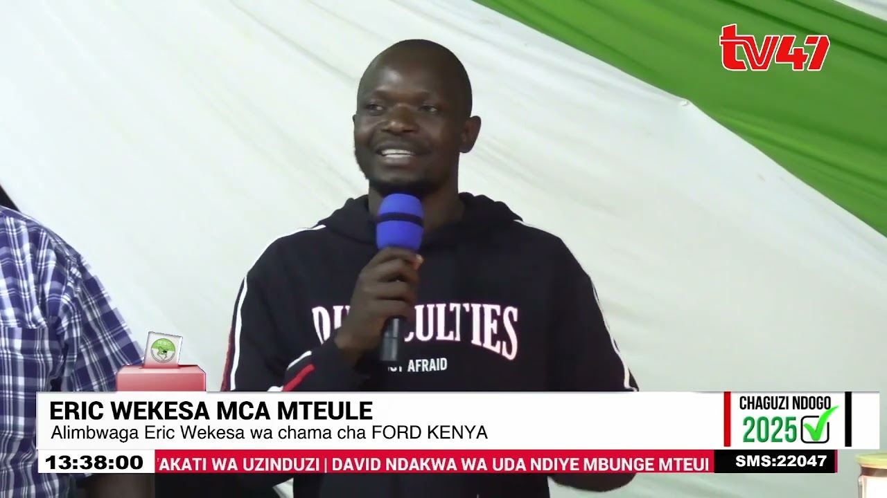 Eric Wekesa ndiye Mwakilishi Wadi Mteule Kabuchai Chwele