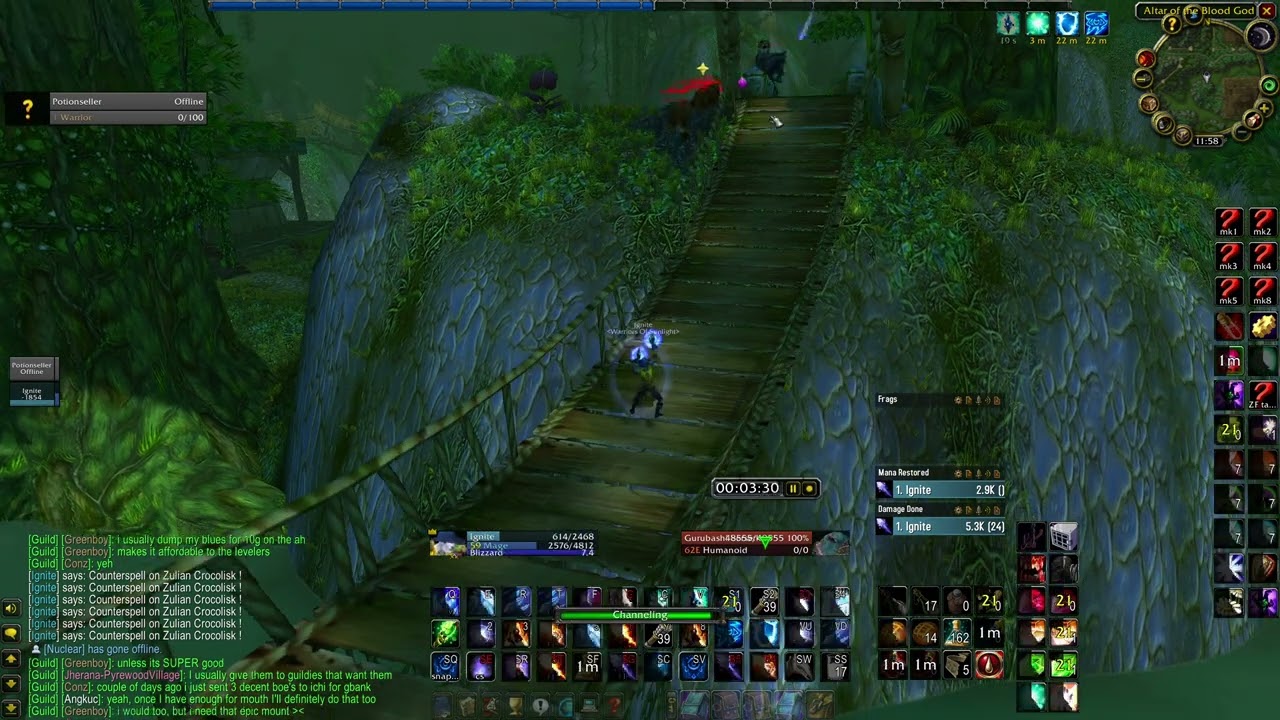 ZG Mage lvl 58-60 Solo Classic Era 2023 (Bugged Water)