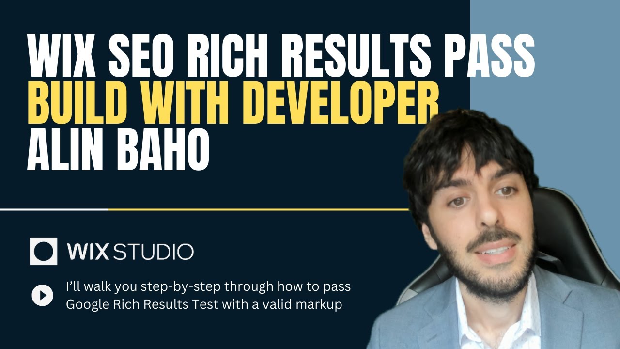 SEO для Wix 2026: прохождение теста Google на расширенные результаты поиска.
