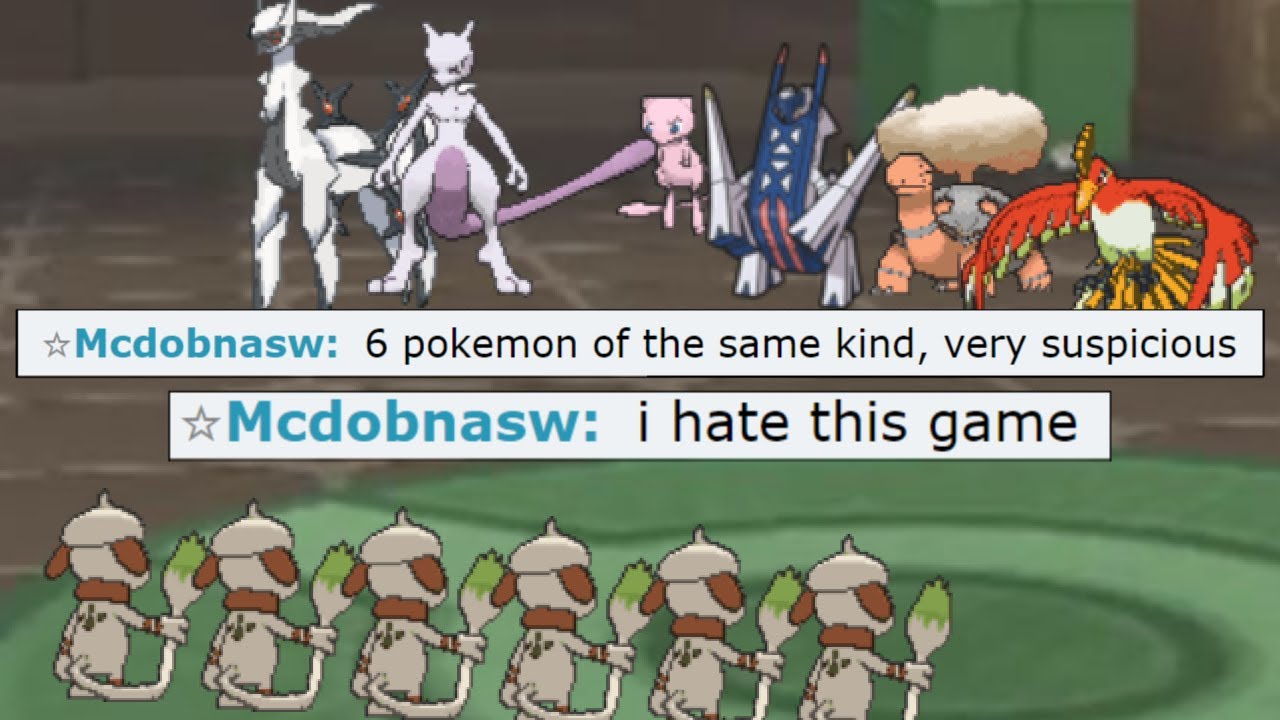 When You Sweep A Legendary Player With 6 Smeargles On Pokemon Showdown