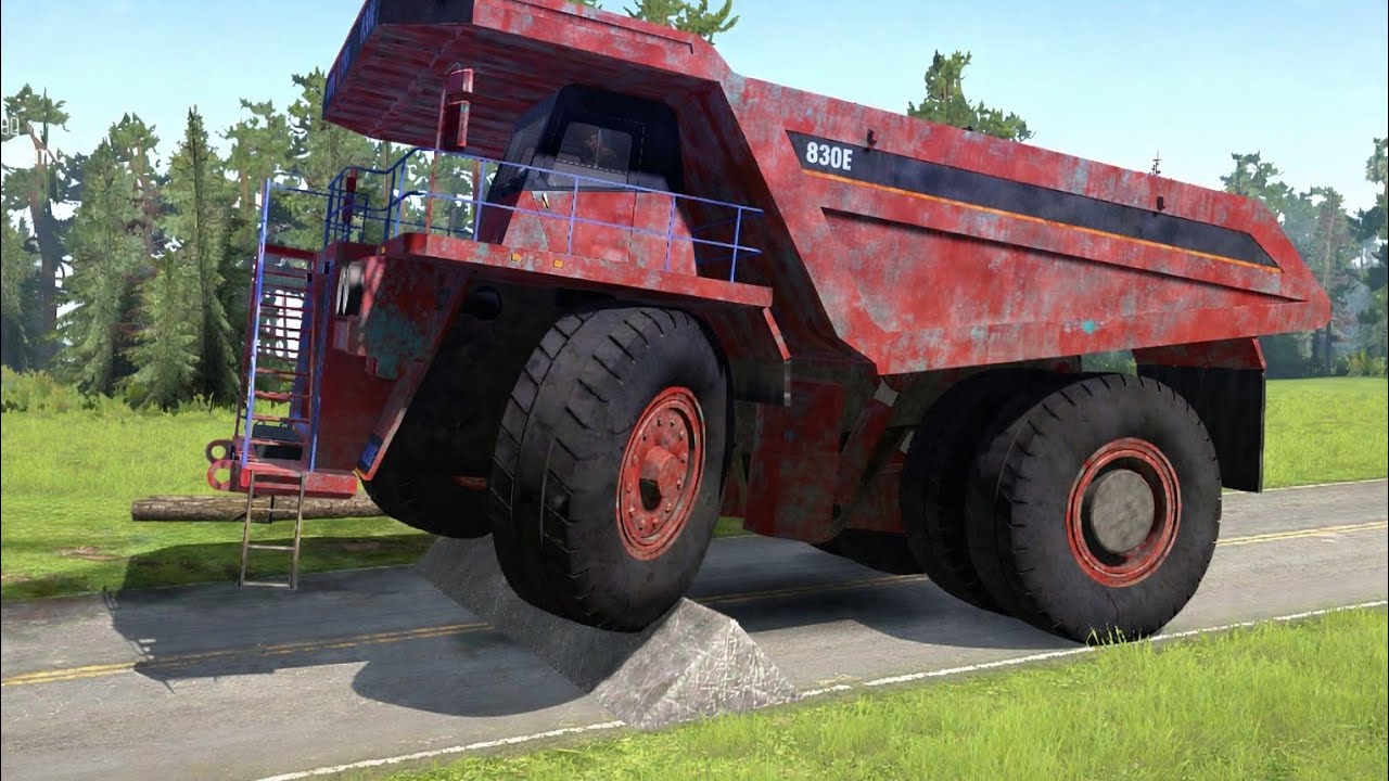 Mods Truck vs Extreme Speed Bumps Challenge! Driver Skills Gameplay! #mudrunner #snowrunner #truck 