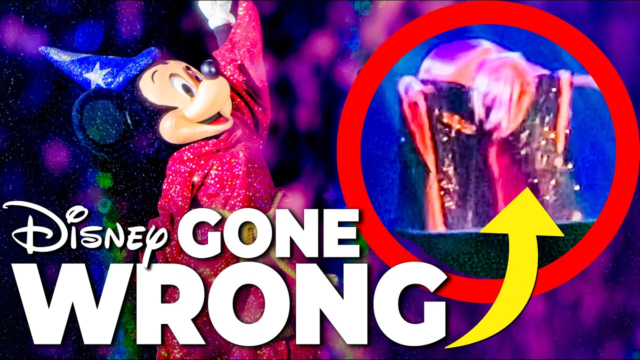 Top 10 Fantasmic Fails, Malfunctions & Plan B Contingencies - Disney World & Disneyland