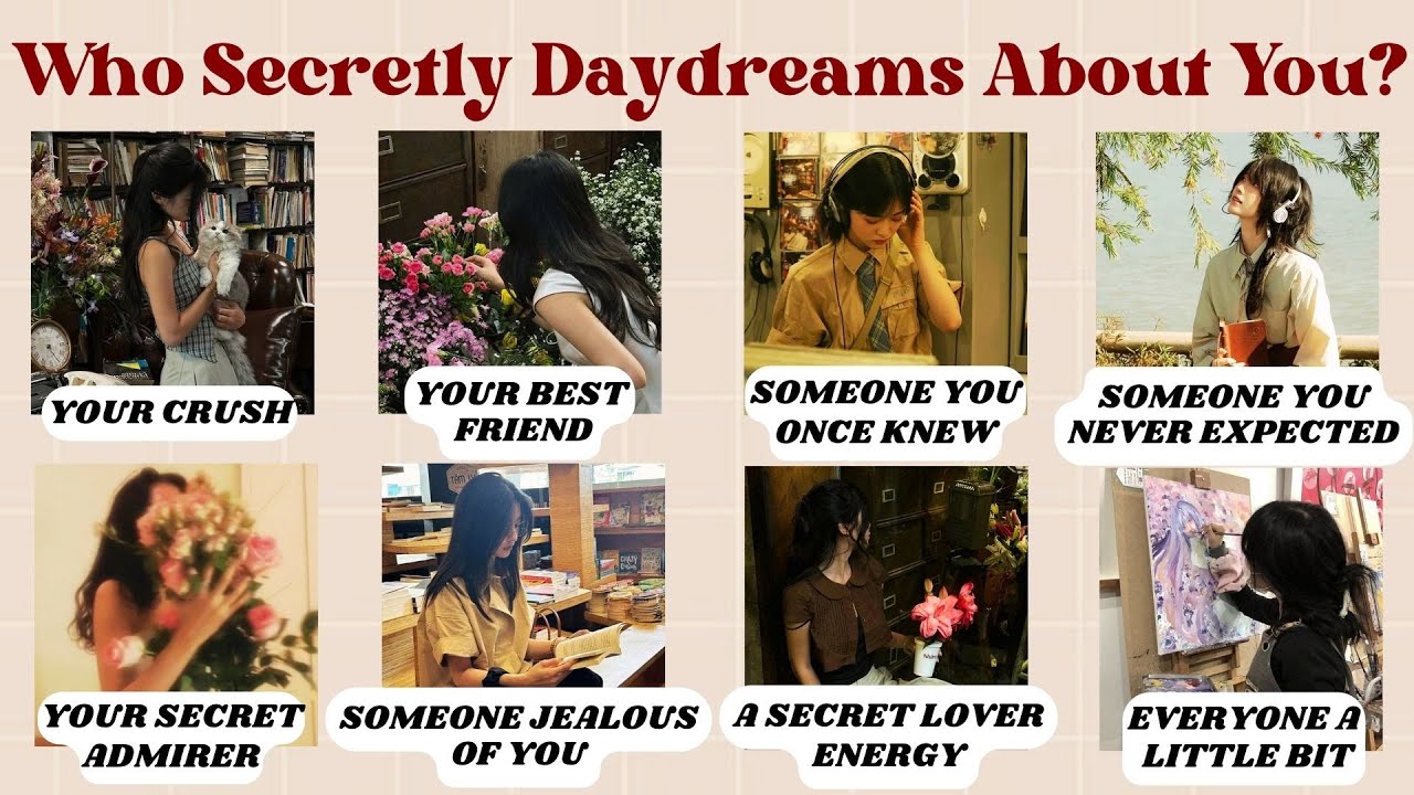 Who Secretly Daydreams About You? | Fun Personality quiz | @quizgalaxtopia