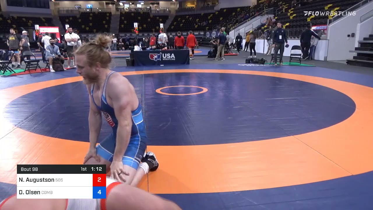 87 Kg Consolation - Nathaniel Augustson, 505 Wrestling Club Vs Dan Olsen, Combat W.C. School Of Wr