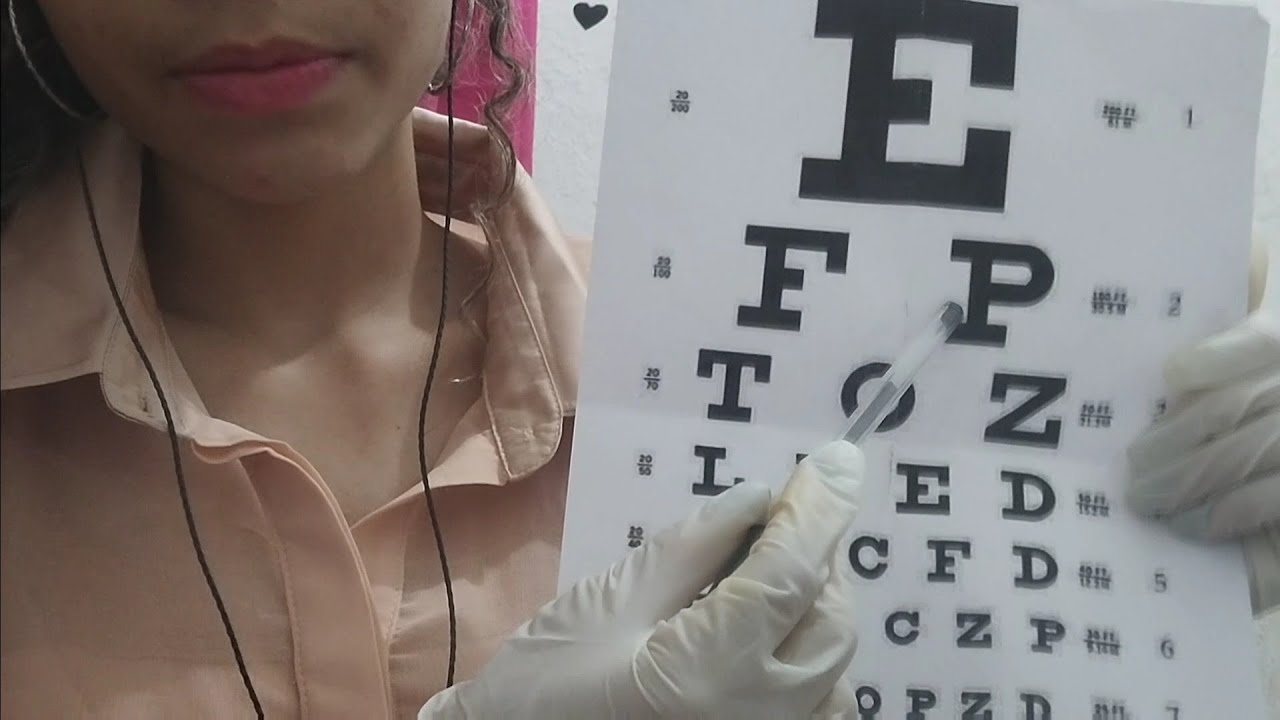ASMR- O exame de nervos cranianos que você procura!!😴😴📄
