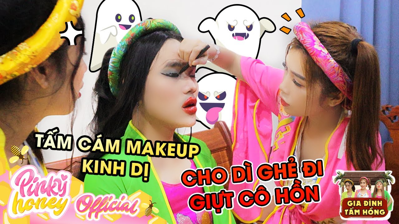 Tấm Cám Make Up Kinh Dị Cho Ghẻ Hoa Đi GIỰT CÔ HỒN | Gia Đình Tấm Hồng |Tấm Cám Vlog | PINKY HONEY