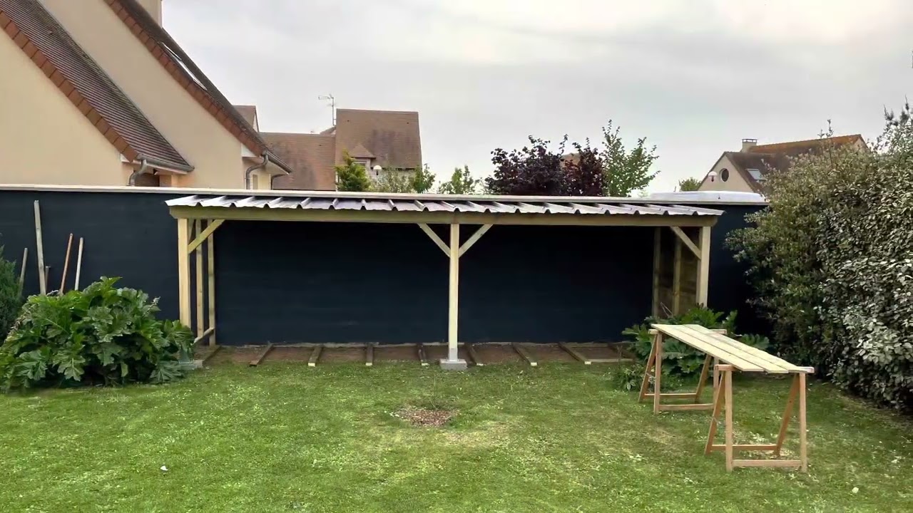 Construction d’un abri bois
