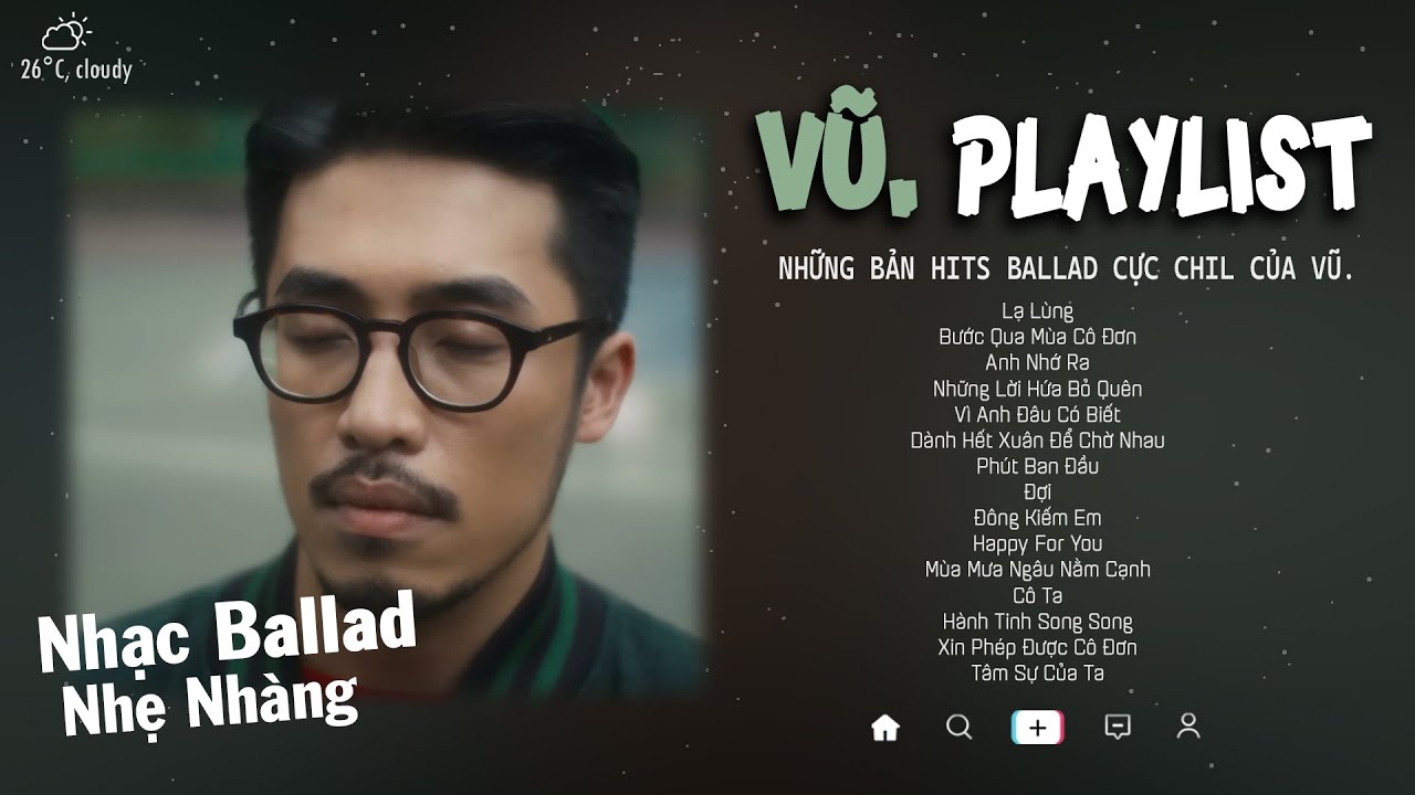 Nhạc Của VŨ. | Lạ Lùng, Những Lời Hứa Bỏ Quên, Anh Nhớ Ra...| Đây đơn giản là Playlist của Vũ.