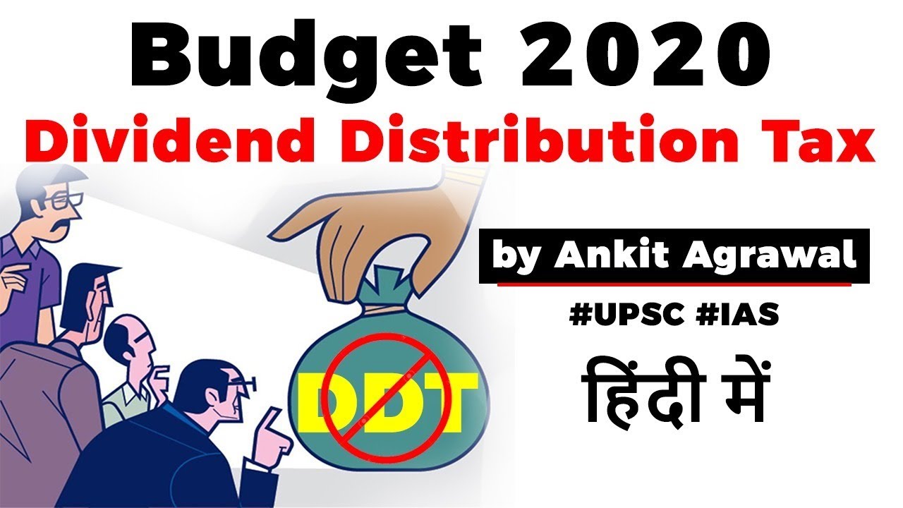 Budget 2020 - Dividend Distribution Tax changes explained, Current Affairs 2020 #UPSC2020 #IAS