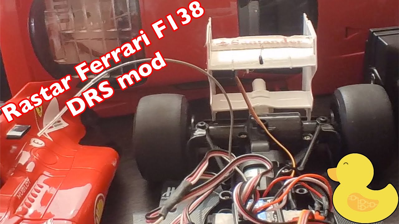 Rastar Ferrari F138 DRS modification #ferrari #scuderiaferrari #f1 #formula1 #rastar #rccar