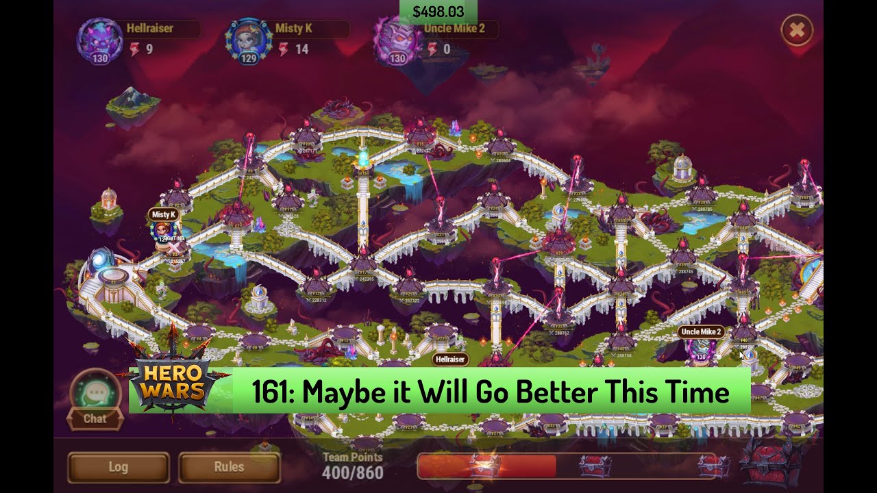 Let's Play Hero Wars 161: Let's Try Adventure #10 Again