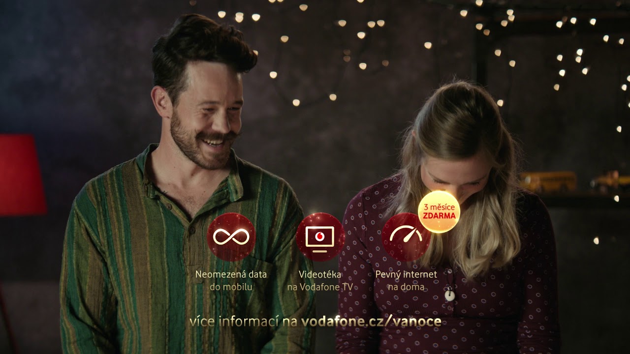 Vánoce od Vodafonu – pevný internet na 3 měsíce zdarma