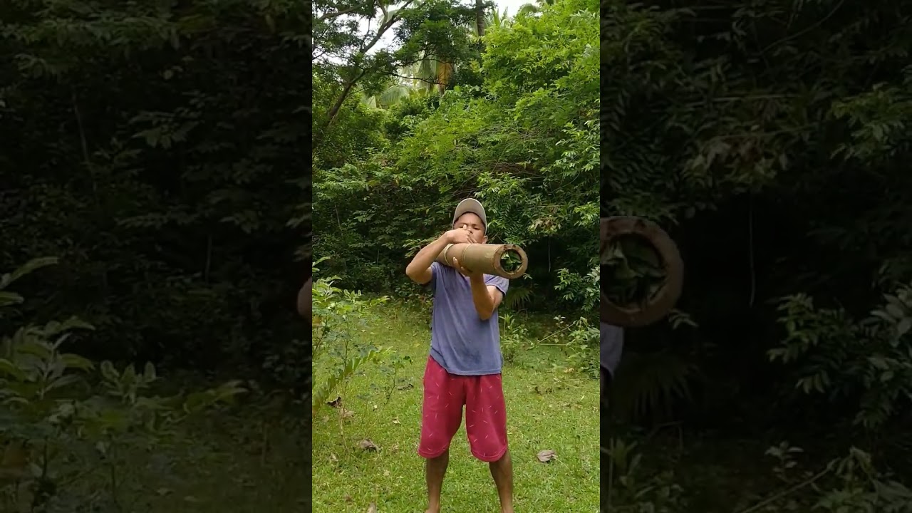 Bamboo Blow_Rocket🚀🚀🚀          #blow #rocket #shorts #shortvideo