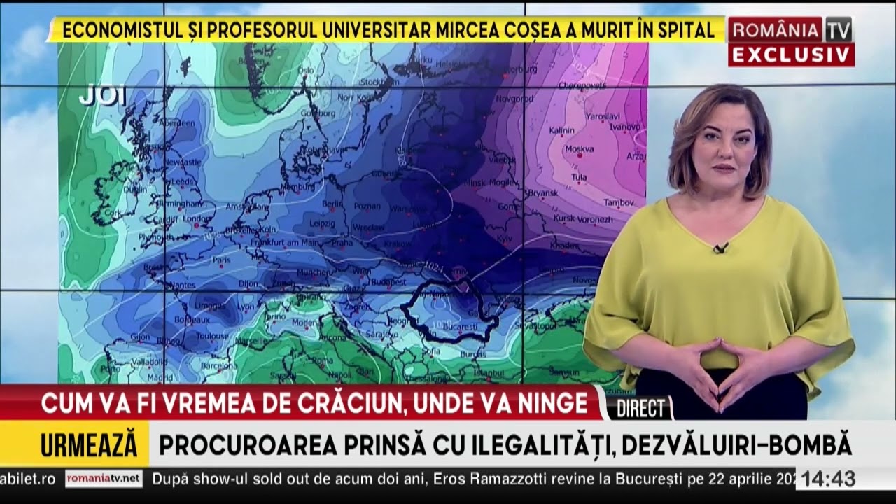 PROGNOZA METEO. Vremea se răceşte de la o zi la alta, am putea avea chiciură şi un Crăciun ploios