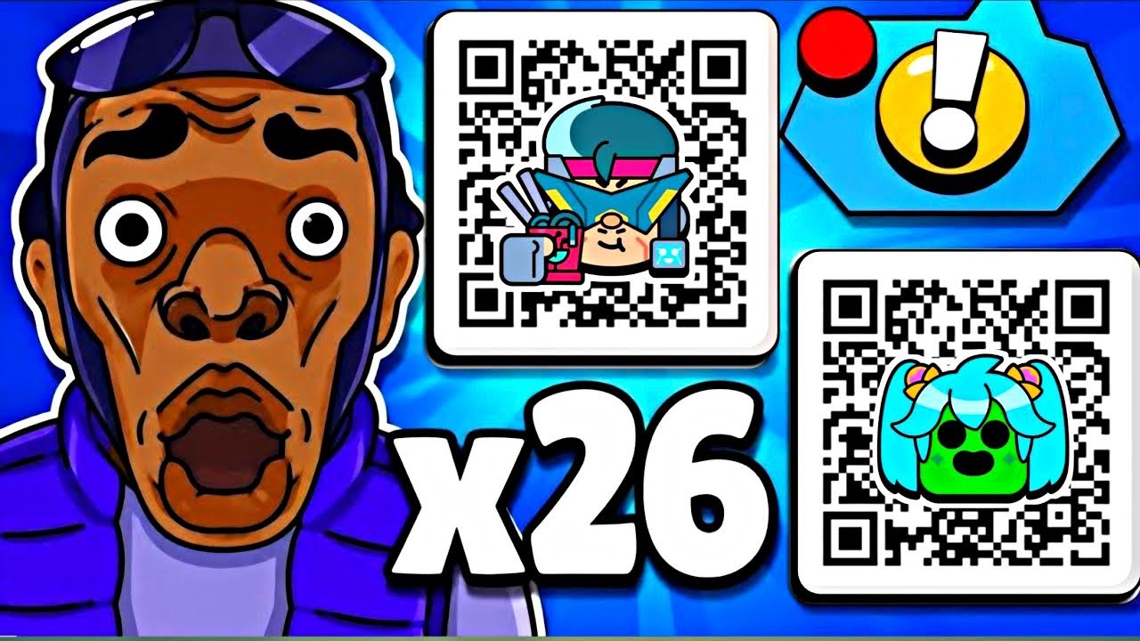 ALL WORKING x8+ 🥳 QR CODES IN BRAWL STARS AND FREE BP+ 😱