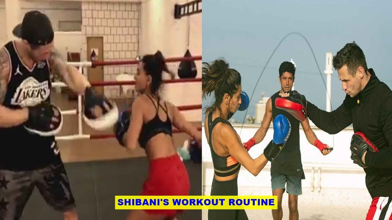 Shibani Dandekar takes boxing classes like a boss!