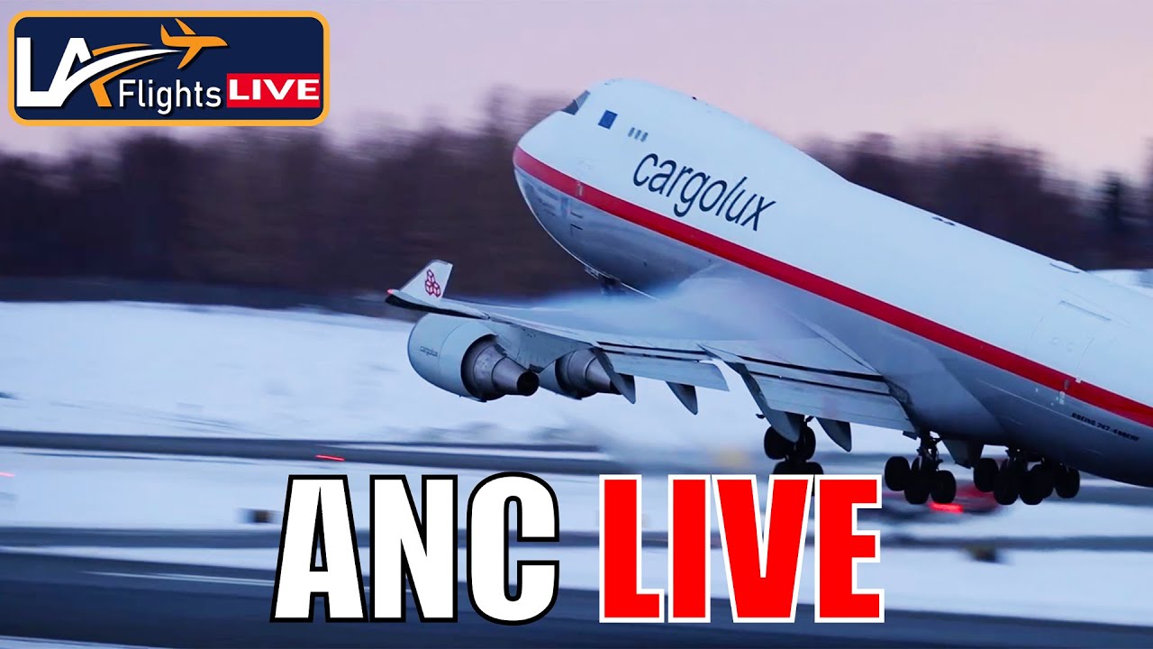 🔴LIVE AIRPORT | ANCHORAGE ANC FREEZING TEMPS! | NOVEMBER 7, 2025