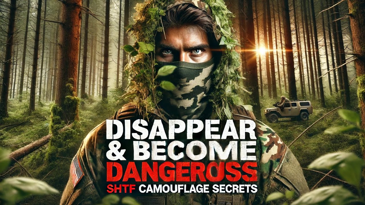 How to Disappear Completely: Camouflage Tactics for Any SHTF Situation!
