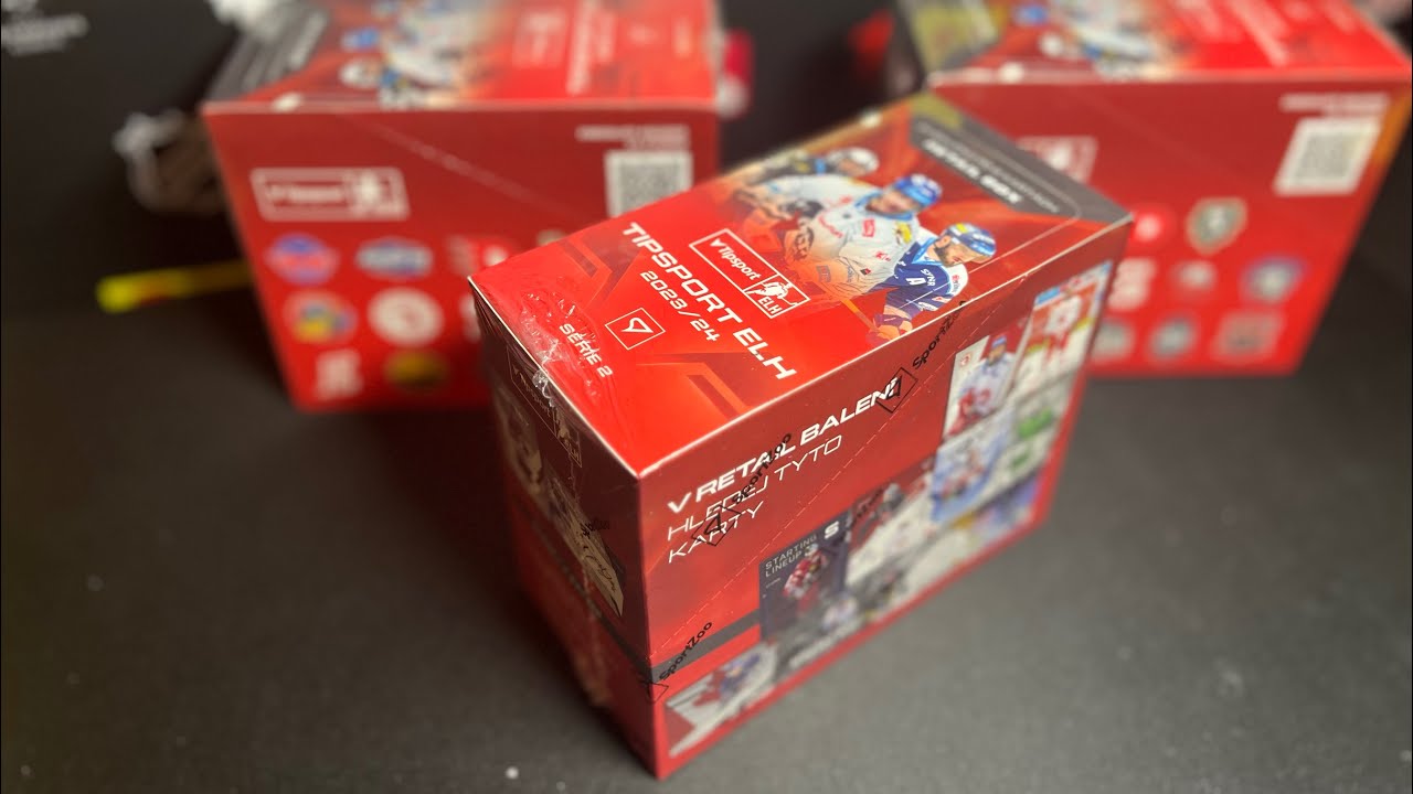 Unboxing 2023-24 SportZoo TELH Serie 2 Retail Box.