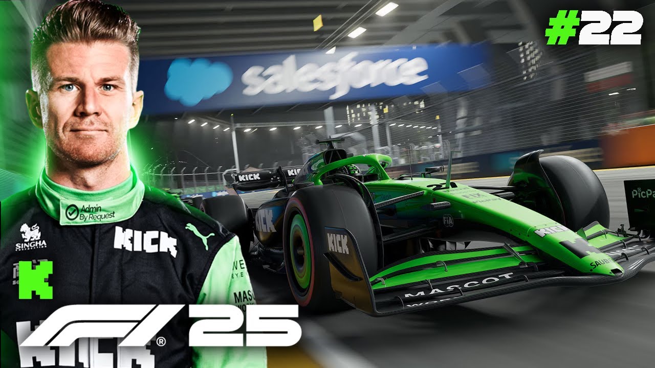 🔴 LIVE! VERSTAPPEN VS NORRIS! F1 25 Hulkenberg Career | Round 22 Las Vegas