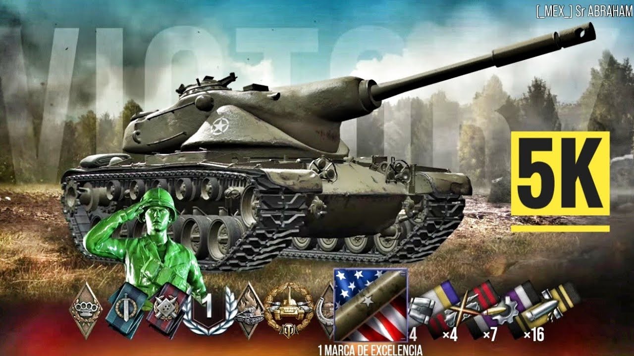 T54E1  5K  Damage WoT Console Gameplay 