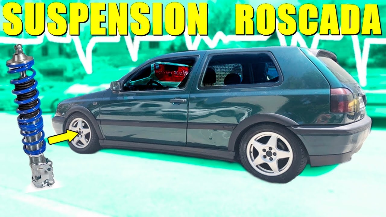 🔧Como MONTAR SUSPENSION ROSCADA GOLF GTI MK3⬇️