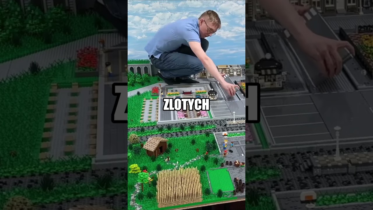Poświęcił 3 LATA na miasto z LEGO! 🧱